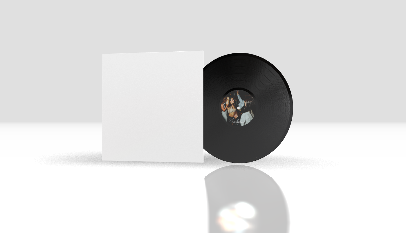 Round + 12" Original + Standard Black + No cover