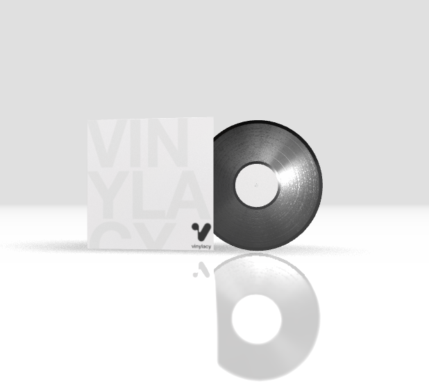 Round + 12" Scratch + Standard Black + No cover