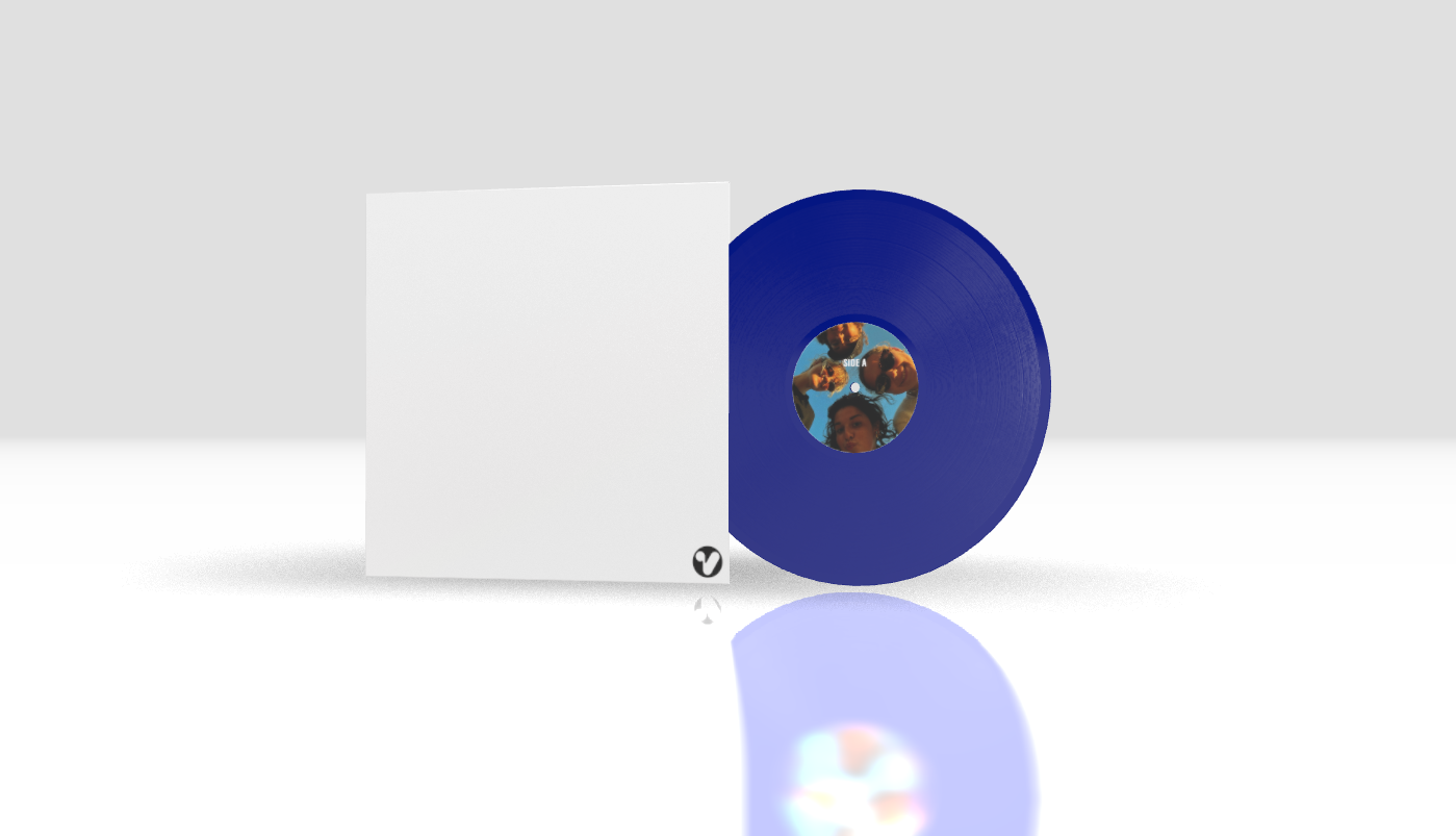 Round + 12" Original + Standard Blue + No cover