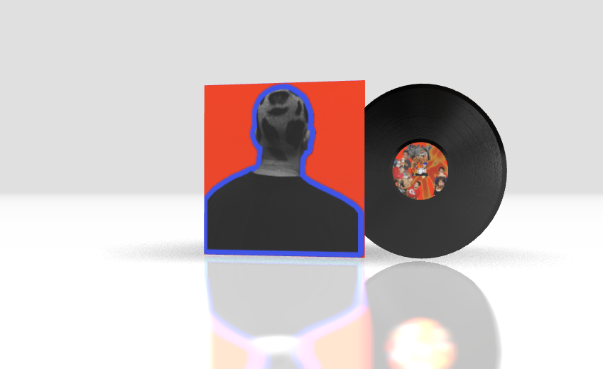 Round + 12" Scratch + Standard Black + Cover