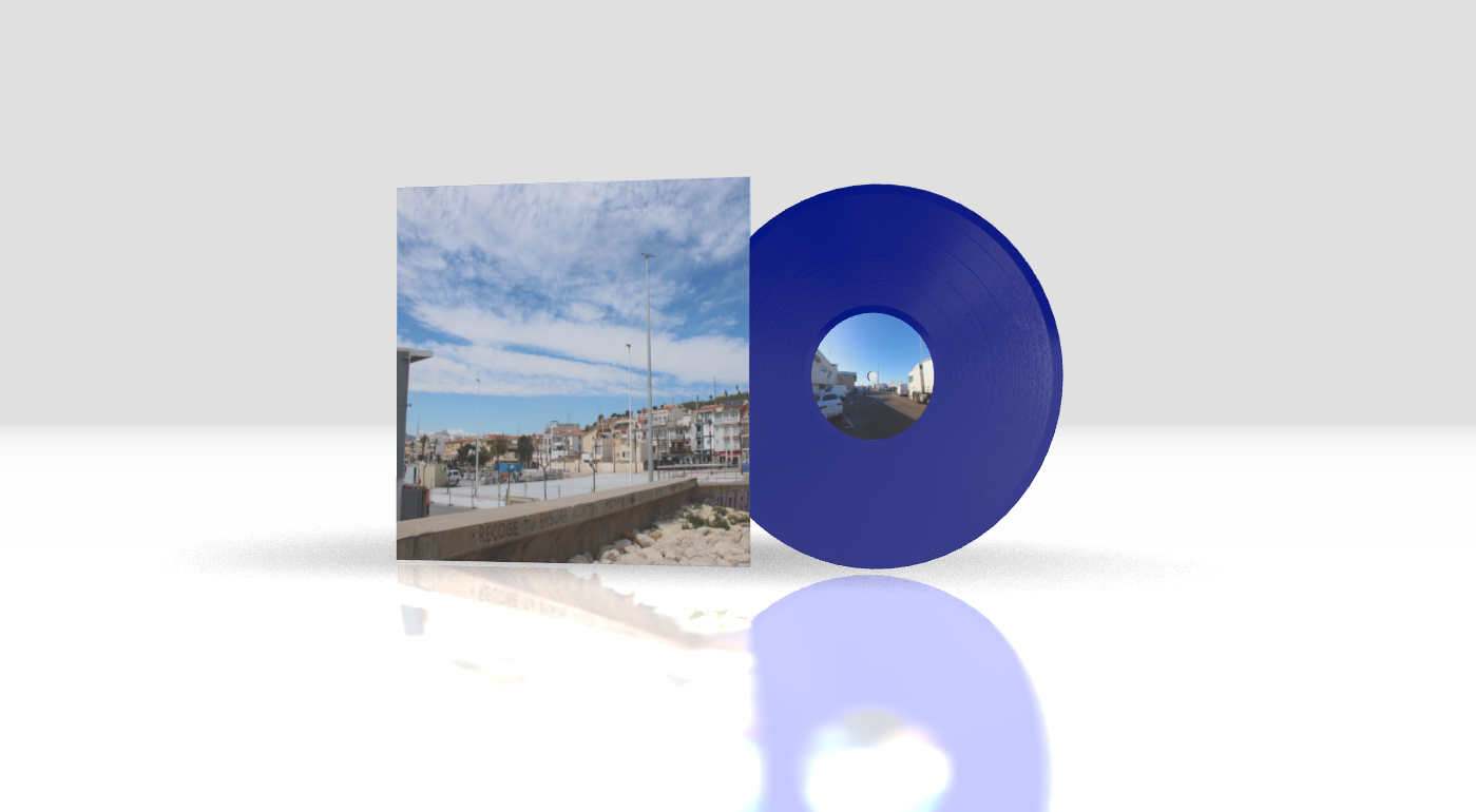 Round + 12" Scratch + Standard Blue + Cover