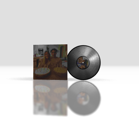 Round + 10" Maxi + Standard Black + Cover