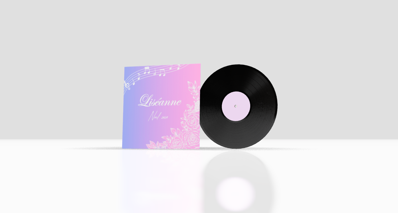 Round + 10" Maxi + Standard Black + Cover