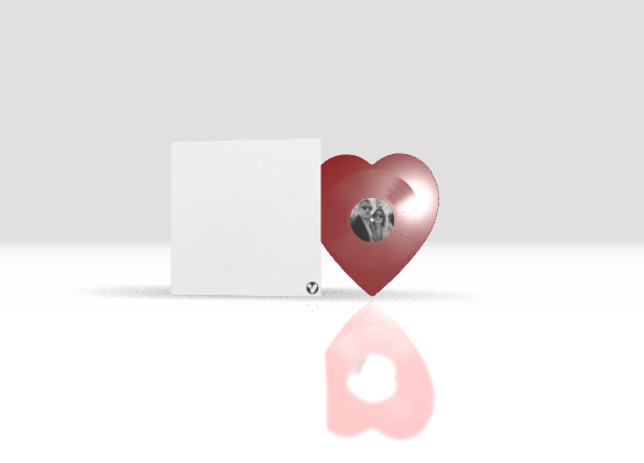 Heart + Standard Red + No cover