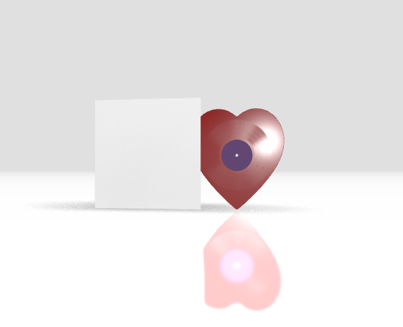 Heart + Standard Red + No cover