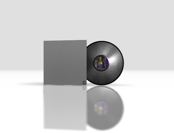 Round + 12" Scratch + Standard Black + No cover