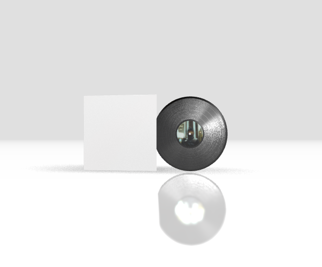 Round + 10" Maxi + Standard Black + No cover
