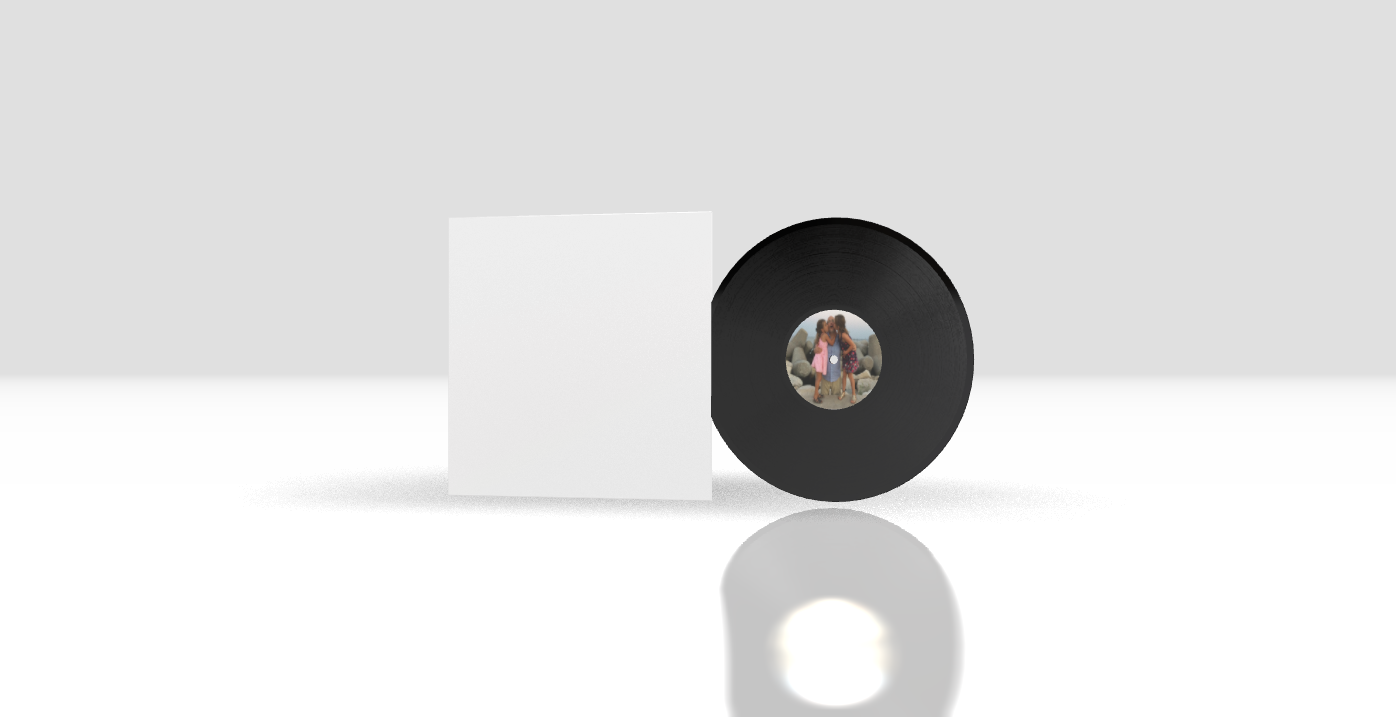 Round + 10" Maxi + Standard Black + No cover